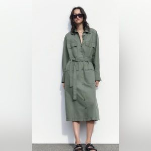 Zara MULTI-POSITIONAL SHIRDRESS